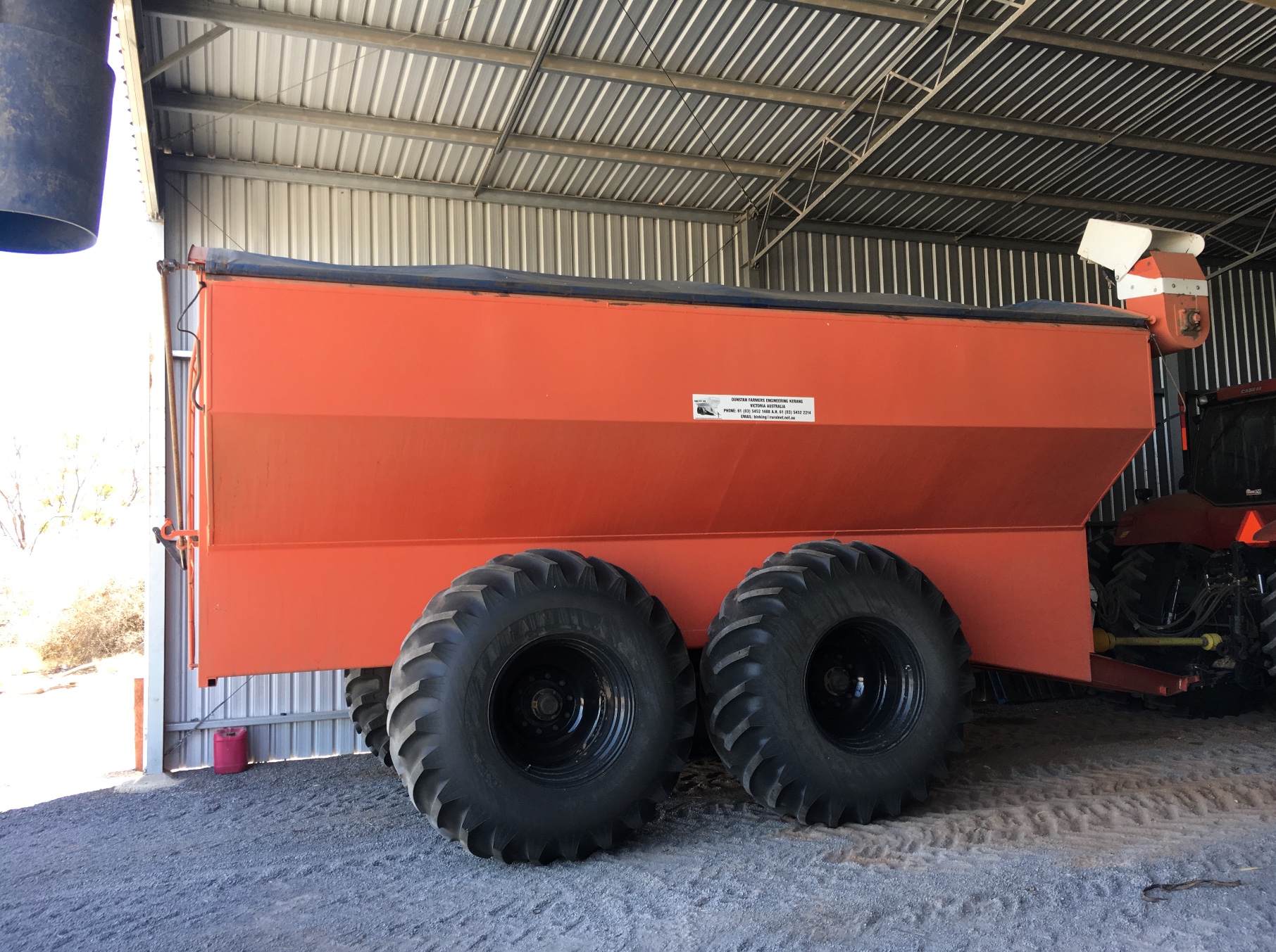 30 m/t Dunstan Chaser Bin 70,000.00+gst ONO Machinery